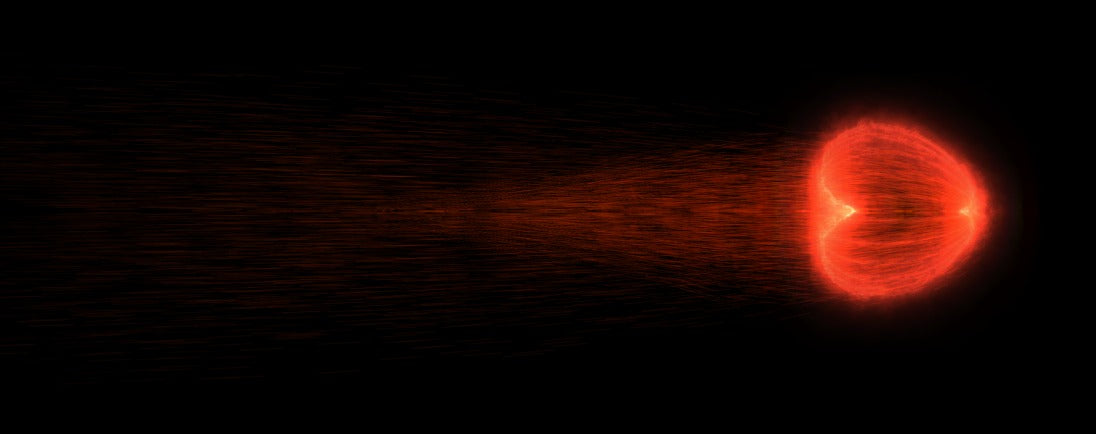 Red Photon Exhibiting Hawking Evaporation (Free Digital Download)